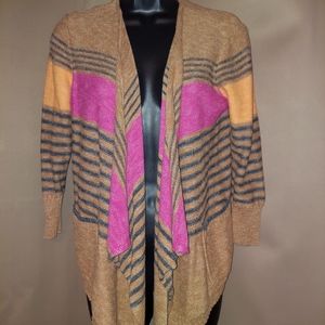 American Eagle multicolor shrug sweater